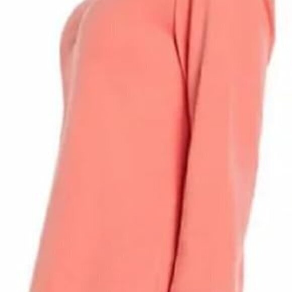 "NWT"ORVIS Ladies Pima Cotton ¾ Sleeve Split Neck Top, Medium, Pink‎ (Tea Rose) - Picture 13 of 15